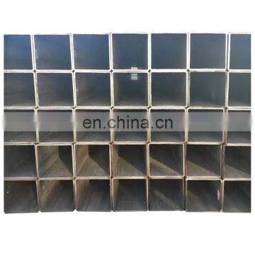 weekly steel pipes price  40x80  square tube SHS hot dipped galvanized square steel pipe