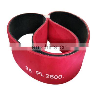 38PL2600+10mm Red Rubber Coating Multi Ribbed Belts photo-5