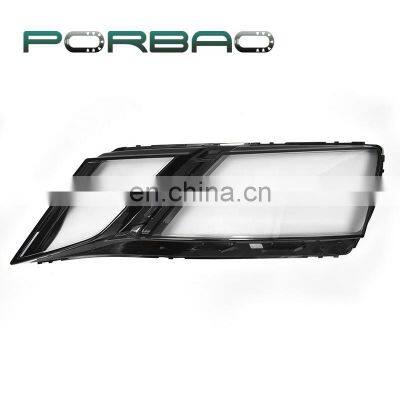 PORBAO Car Black Border Headlight Glass Lens Cover for OctaviA 17-19 Year photo-2