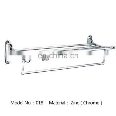 Bathroom Accessories Zinc Chromed Wall Mounted Towel Holder