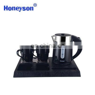 Honeyson Professional 0.6L Stainless Steel Electric Kettle Tray Set Factory Supply photo-2