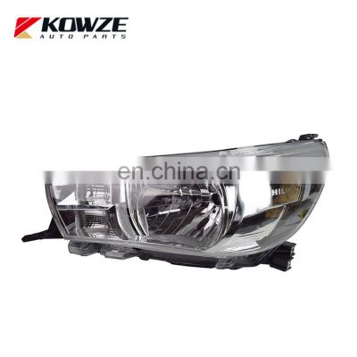 Headlamp Headlight with Lens For Toyota Hilux Vigo 2016  81110-0K660 81150-0K660