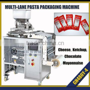 Multi lines ketchup,honey,butter,shampoo filling and packing machine