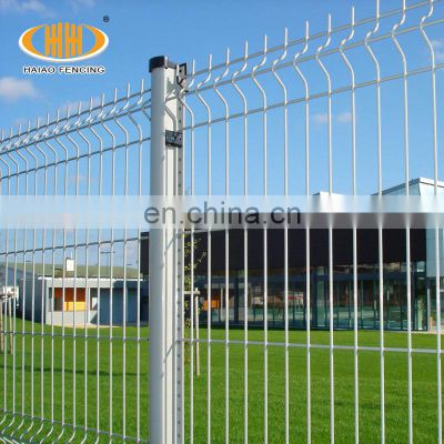 high quality peach post 70x100mm fence for road and garden 3 folds cheap iron garden fence