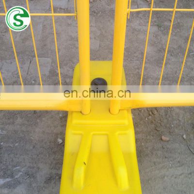 China manufacture best price galvanized powder coating temporary security fence with U clip