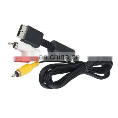 Audio Video Cable RCA Cable NEW 6 Ft AV Video Volume Control RCA Audio Cable For PlayStation PS / PS2 / PS3