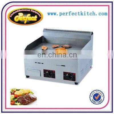 Table Top Stainless Steel Commercial LPG Kitchen Gas Griddle With All Flat Hot Plate photo-3