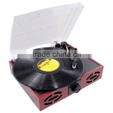 Classic Vintage Design!!! Recordable Turntable& Vinyl Records Player