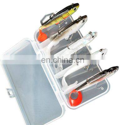 5pcs 9g/13g Soft Lead Fish Head Fishing Lure Set