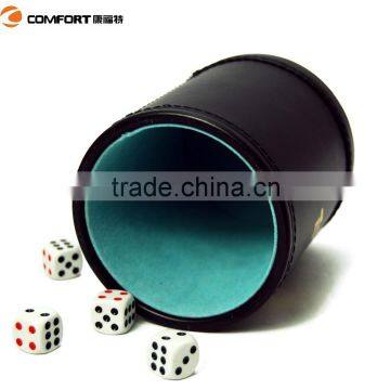 2015 Summer New Products High Luxury Mini Leather Dice Cup photo-3