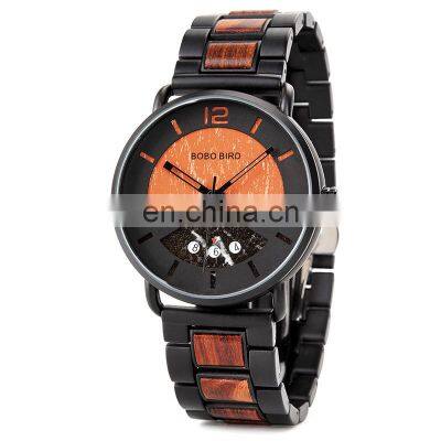 2020 BOBO BIRD Top Quality Japan Movement Engraved Your Own LOGO Mens Modern Wood Watches