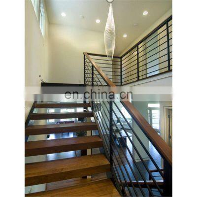 new style railing glass curved stairs