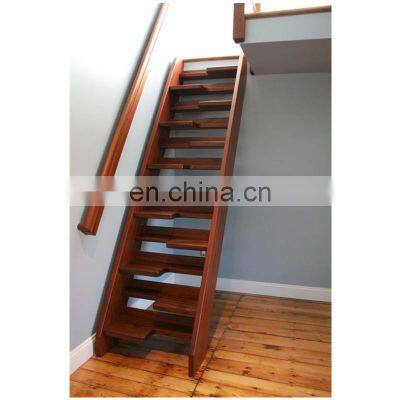 Easy Install DIY Space Saving Loft Stairs,  Wooden Tread Straight Staircase