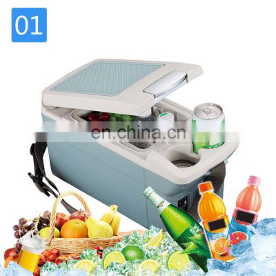 Single Door Small Refrigerator Travel Used 6L Cooler Box Cabinet Portable 12 V Car Mini Fridge