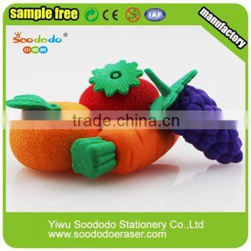 Novelty Fruit Eraser With Grape Shape