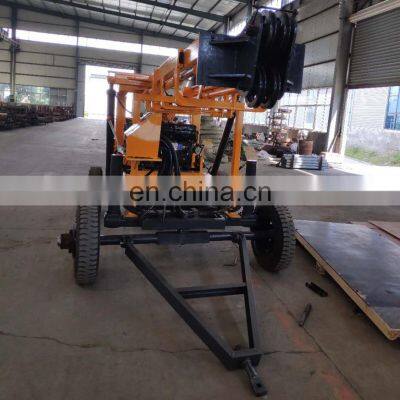 high speed rotary hydraulic deep truck mounted water well drilling rig 350hp of cheap price