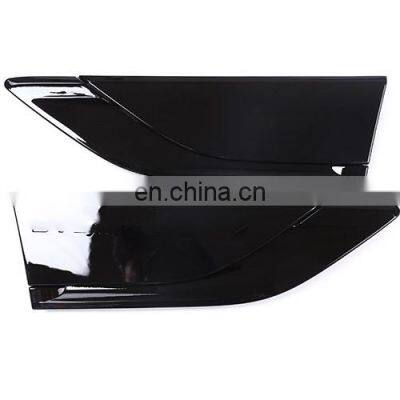 Car ABS Piano Black Side Air Fender Vent Trim For Land Rover Discovery 5 LR5 2017 L462 Auto Accessories Replacement Parts