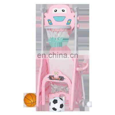 hot sell children toys indoor sports mini basketball stand with shooting frame and magnetic drawing board  for kids