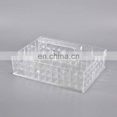 Cosmetic storage boxes makeup organizer set plastic makeup cosmetic storage box luxury makeup organizer