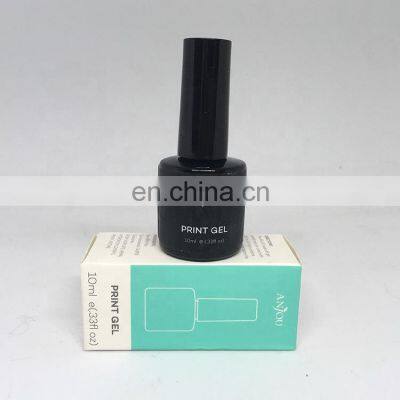 Hot Selling High Quality Perfect Clear Gloss Nice Nail Printer Gel Easy to Apply From Nail Factory for 3d Nail Priter Machine