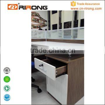 RR-168-2412C Desktop Melamine Allumium Alloy Edge Design Office Table Partition photo-3