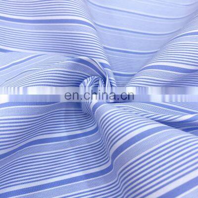 High Quality Stretch Striped Woven Cotton Nylon Spandex Fabric for Garment photo-5