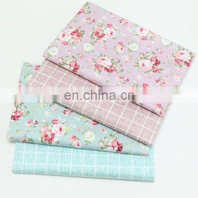 Rural rose checked print cotton fabric 1.6m wide cotton fabric