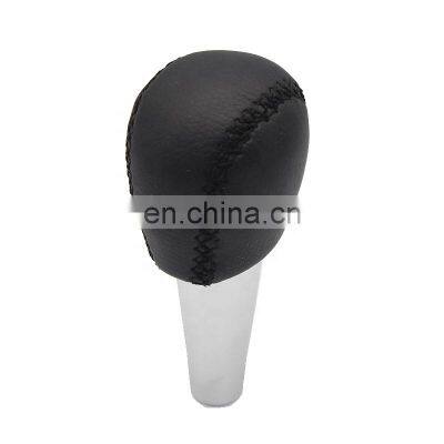 Chrome & Leather Gear Stick Shift Knob Handle Fabric Gear Shift Knob For Volvo V70 T5  S60 T5 V70R S60R