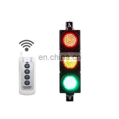 Wireless Controller 3x100mm LED Traffic Light Red Amber Green LED Traffic Signal Light Remote Controller