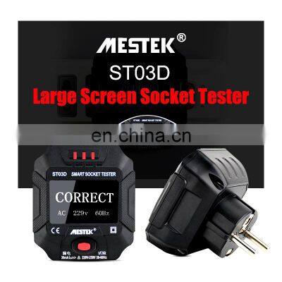 Digital Display Socket Tester Power Socket Wiring Detection Wall Plug Breaker Finder RCD Test Socket Detector EU/US/UK ST03D photo-2