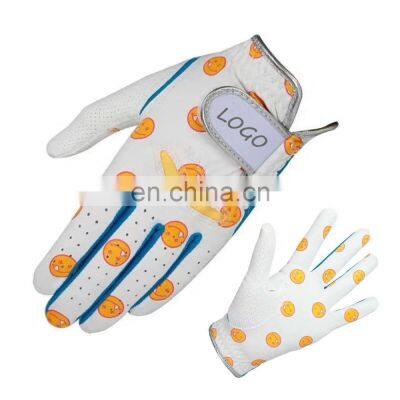 Embroider Logo OEM Men's Weather Spann Premium Japanese Synthetic Golf Glove