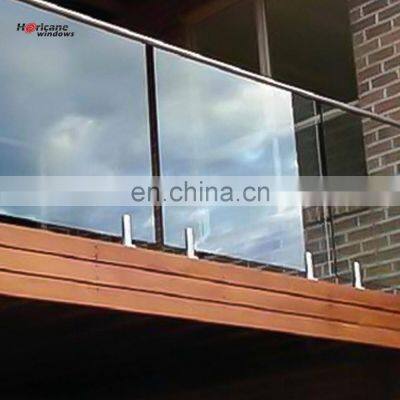 Superhouse CA Modern High Quality Outdoor U Channel Glass Balustrade With Low Price For California