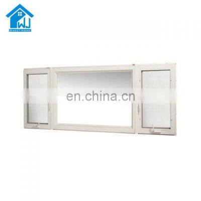 factory double glass casement window aluminum glass window house window factory