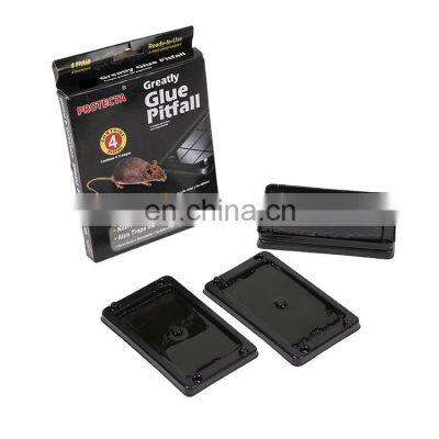 Black plastic mouse glue trap pest control super glue mouse rat trap