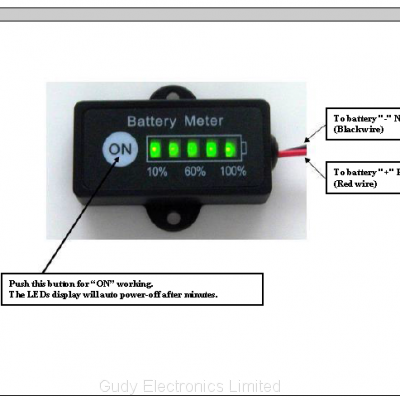 6V-48V Lead Acid Battery Indicator photo-4