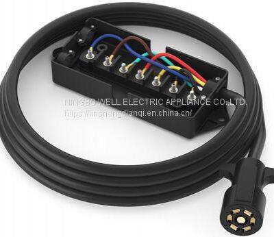 7 Way Plug Inline Trailer Cord & Control Box