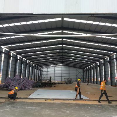 Prefabricationshopmetalstoragebuilding4mm~20mm