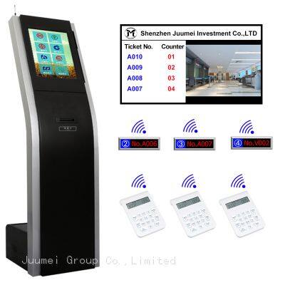 queue Kiosk ticket dispenser restaurant queue pager system wireless ticket dispenser