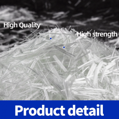 High Quality Glass Fiber Chopped Strands Alkali Free Glass Fiber photo-3