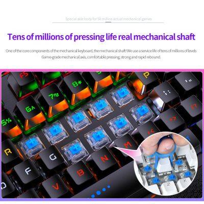 New Upgrade Multi-function Knob Version Professional K100 Gaming Mechanical Keyboard Computer Multimedia Keys Keyboard photo-6