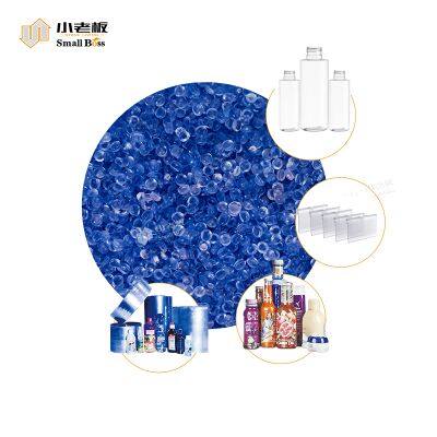 Granulés de film de rétrécissement en PVC transparent de qualité alimentaire, billes de PVC, particules de PVC