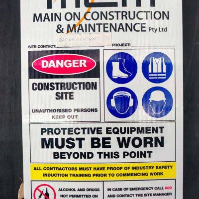 Custom Blank White Corrugated Plastic Signs photo-3