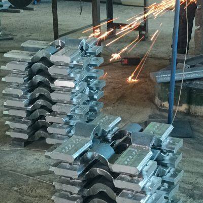 Bulged Fishplate CNC Customized Railway Fishplate Insulated Joint