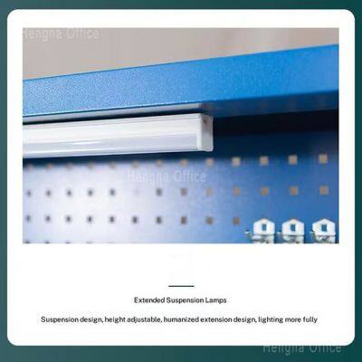 Heavy Duty Metal Work Table for Garage and Factory, 72 Inch, 1000kg Rating, Robust Steel Frame With Leveling Feet, China Manufacturer Custom photo-3