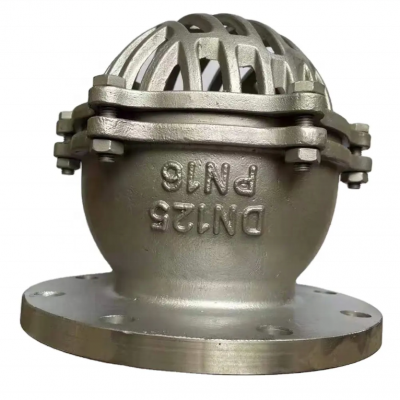 DN400 Stainless Steel 304 ANSI Flange Foot Valve Ductile Iron Foot Valve With Strainer for Water Pump Non Return Valve Price photo-4