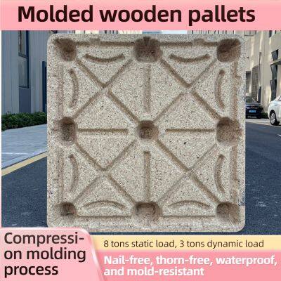 Food  and  Pharmaceutical  Grade   Molded  Wood   Pallets  —  Nail-Free,  Splinter-Free,  Safe,  and Eco-Friendly