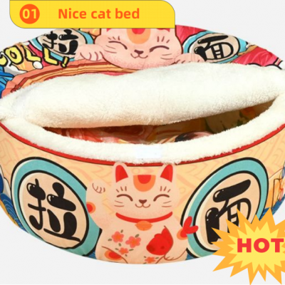 Мягкая кровать - диван для домашних животных с выдвижным ящиком для хранения для кошек и маленьких собак