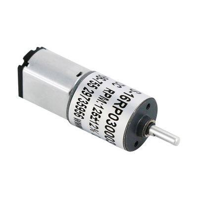16RP030 16 mm High Efficiency Motor 12v High Torque High Speed 130 Rpm Small Planetary Gearbox Motor