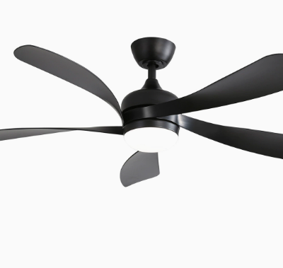 Пятилопастный вентилятор-лампа / Потолочный вентилятор-лампа с DC трехцветным освещением диаметром 52 дюйма, 110В (Wechat:13510231336)