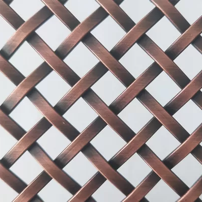 Flat Square Mesh Stainless Steel Decorative Mesh, Other Copper Embossed Mesh photo-4